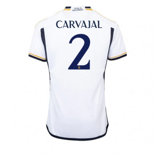 Moški Nogometni dresi Real Madrid Daniel Carvajal #2 Domači 2023-24 Kratek Rokav